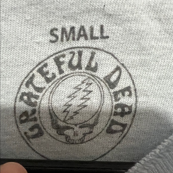 Grateful Dead Graphic Tee - Light Blue with Red and Yellow - Picture 3 of 4